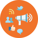Advertising,Blogging,Bullhorn,Comment,Communication,Connection,Internet,Internet marketing,Marketing,Megaphone,Network,News,Online marketing,Rss,Seo,Social media,Speech bubble,Users,Web